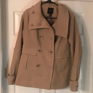 Tan Peacoat (Forever 21)